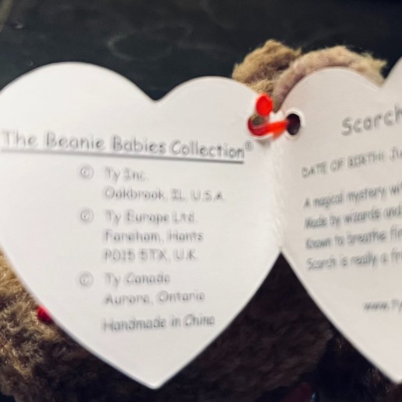TY Beanie Baby SCORCH the Dragon - Picture 7 of 8